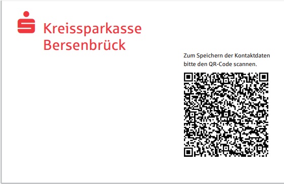 Visitenkarte 1 Kreissparkasse Bersenbrück