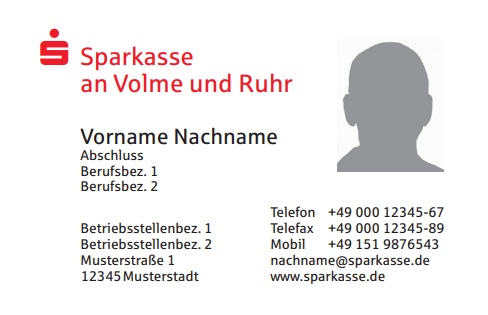 Visitenkarte 1 Sparkasse an Volme und Ruhr